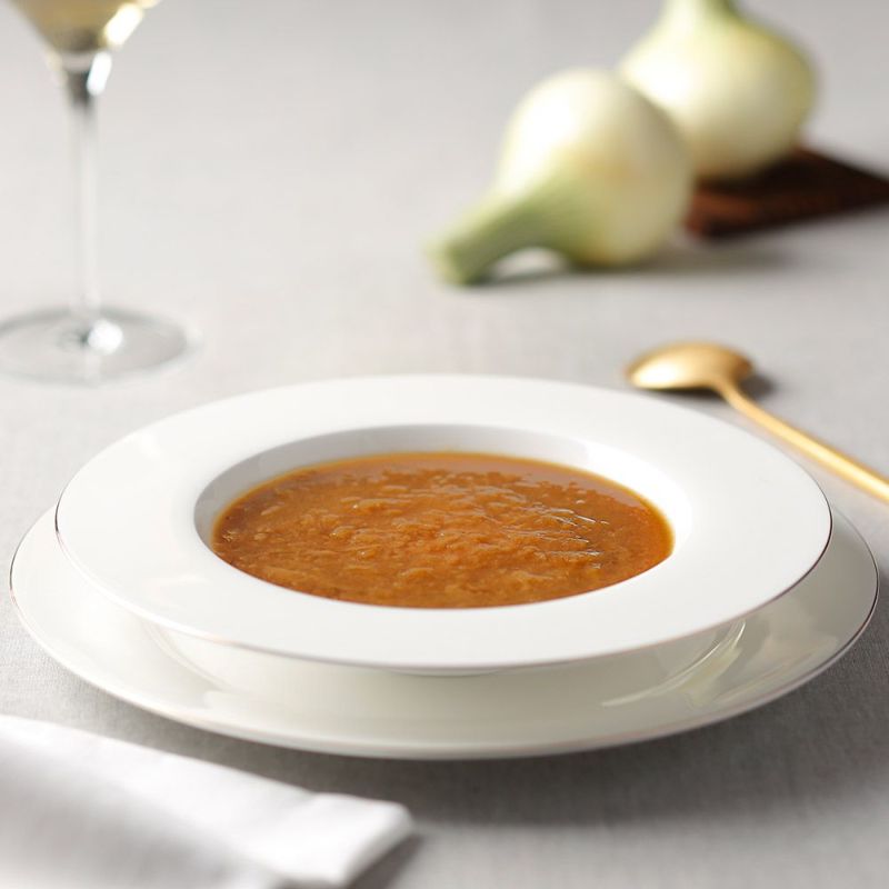 スープ：北海道産玉ねぎのオニオンスープ